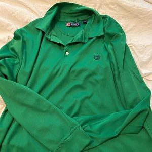 Green Chaps long sleeve polo shirt XL